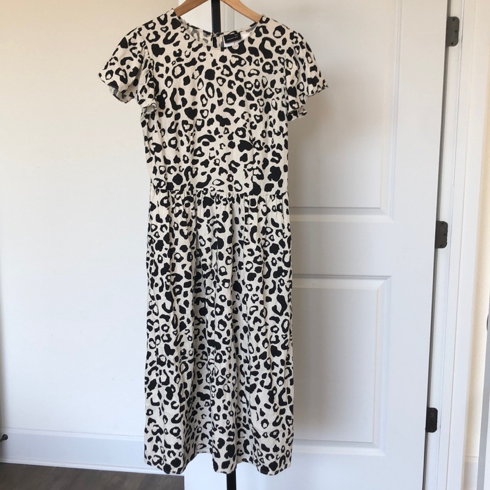 WHO WHAT WEAR Linen Blend Easy Dress Size Small